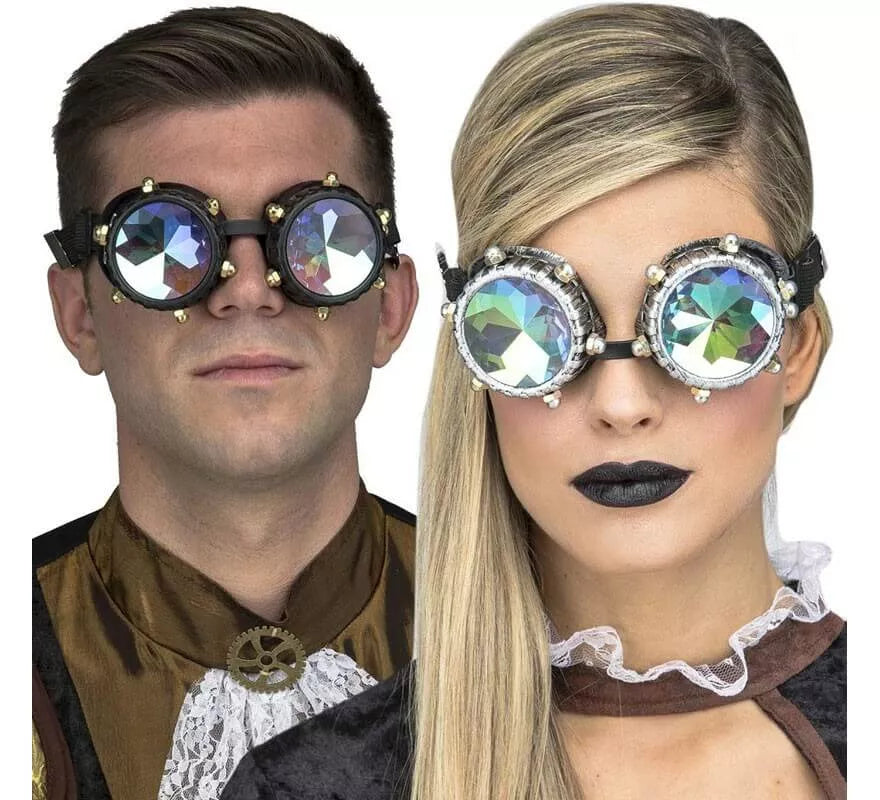 Translation missing: pt-PT.Gafas Steampunk en 2 colores surtidos