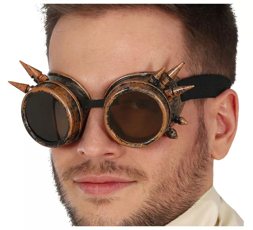 Translation missing: pt-PT.Gafas Steampunk Púas clásica adulto