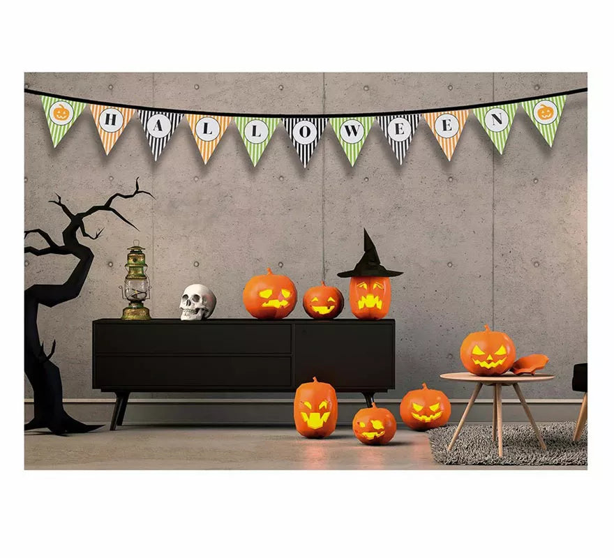 Translation missing: pt-PT.Gallardete Halloween de 300 cm 20X20 cm (Alta calidad)