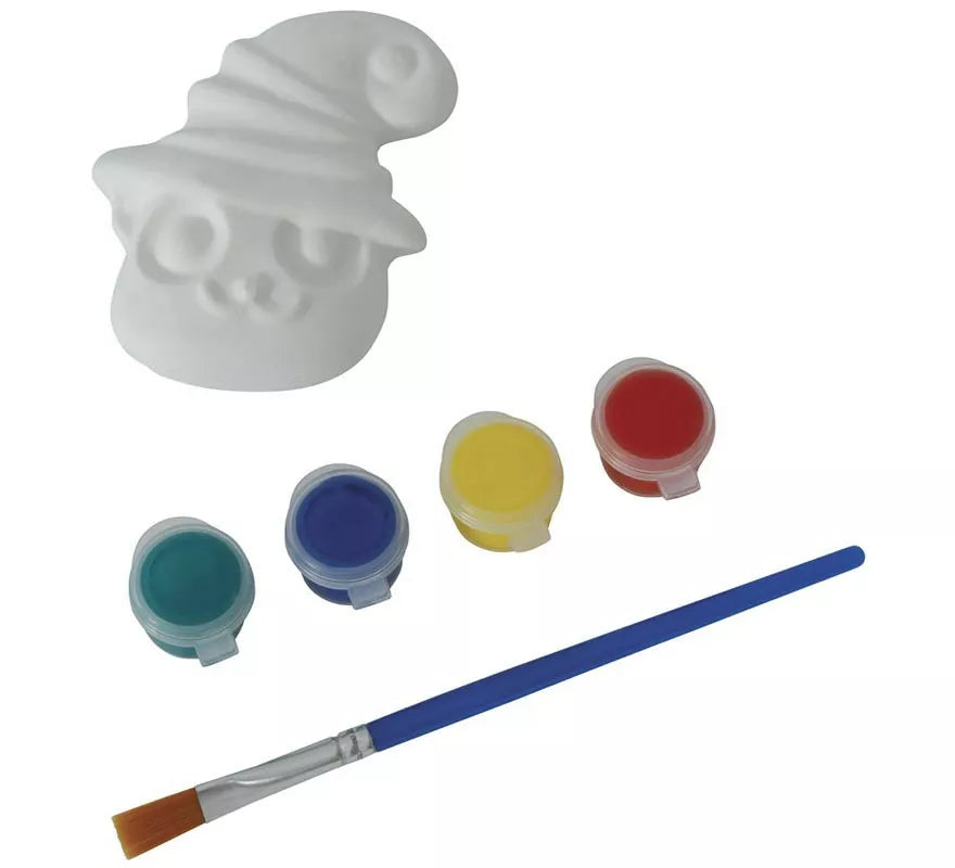 Translation missing: pt-PT.Gato Blanco para Pintar con Pinturas Incluidas