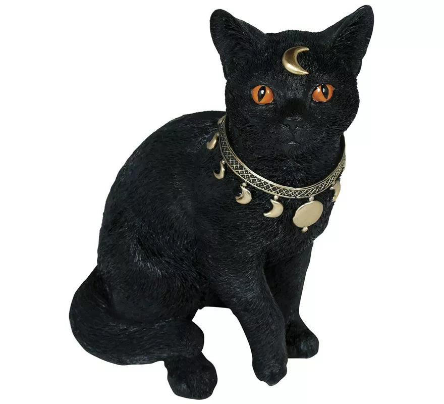 Translation missing: pt-PT.Gato negro de Resina de 28x23 cm