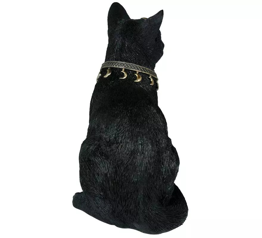 Translation missing: pt-PT.Gato negro de Resina de 28x23 cm