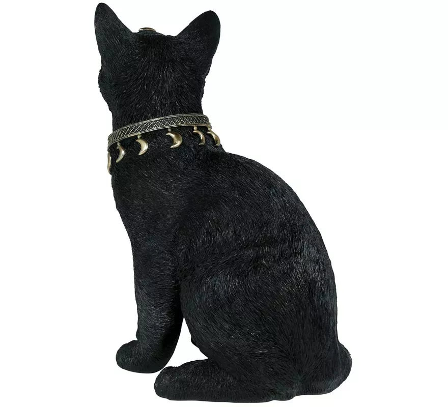 Translation missing: pt-PT.Gato negro de Resina de 28x23 cm