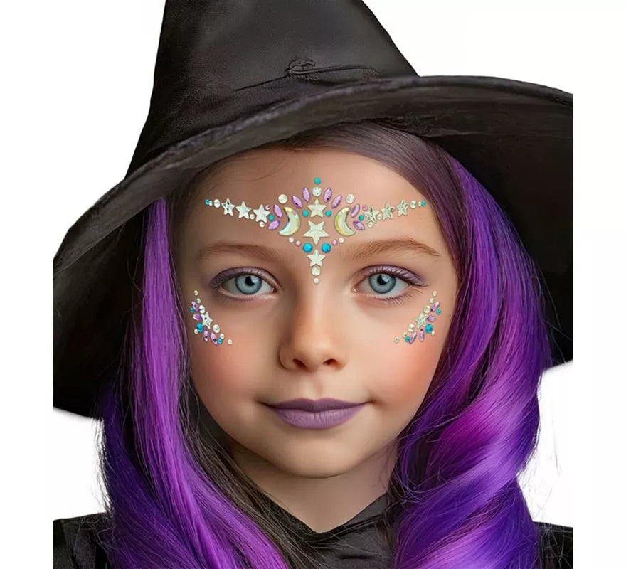 Translation missing: pt-PT.Gemas Faciales Adhesivas de Bruja Infantil
