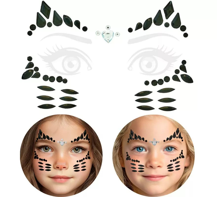 Translation missing: pt-PT.Gemas Faciales Adhesivas de Gata Infantil