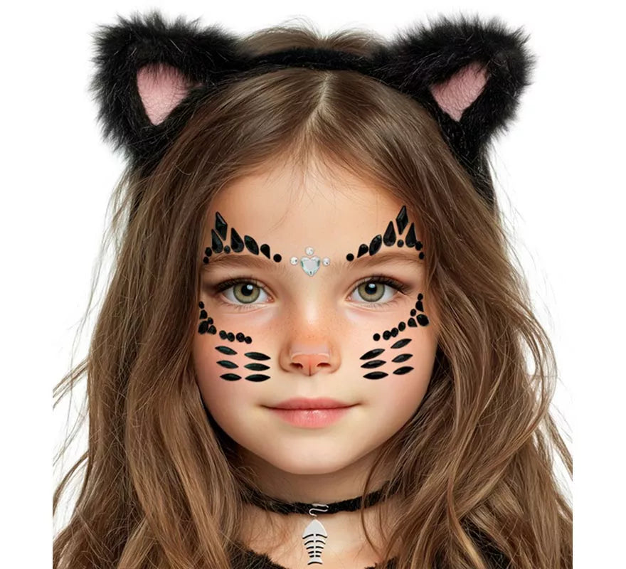 Translation missing: pt-PT.Gemas Faciales Adhesivas de Gata Infantil