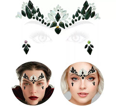 Gemas adesivas faciais Dark Queen
