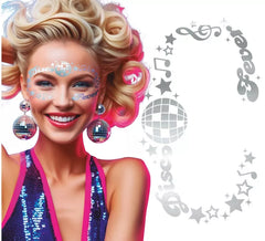 Discoteca com Glitter Face