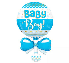 Balão foil de bebê menino de 90 cm