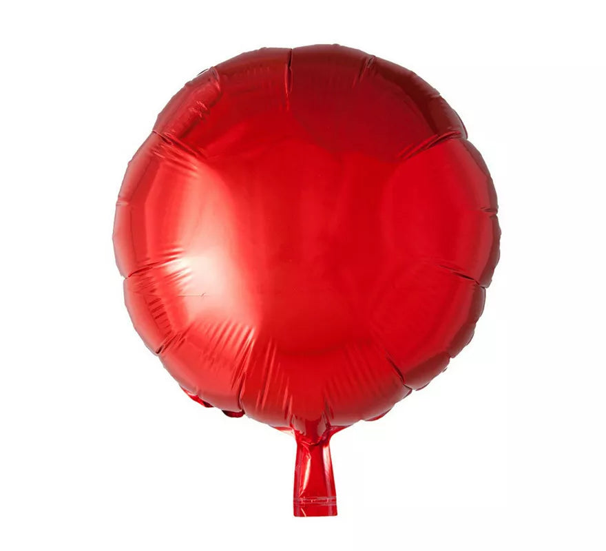 Translation missing: pt-PT.Globo de Foil Redondo Rojo de 46 cm