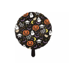 Balão Foil Abóboras Halloween de 18 IN x 45 cm