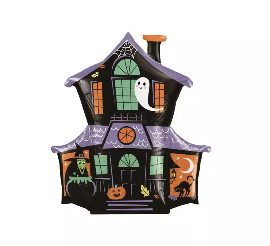 Translation missing: pt-PT.Globo Foil Casa Encantada Halloween de 63X66 cm
