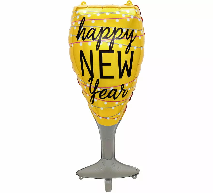 Translation missing: pt-PT.Globo Foil Copa Happy New Year 45x100 cm