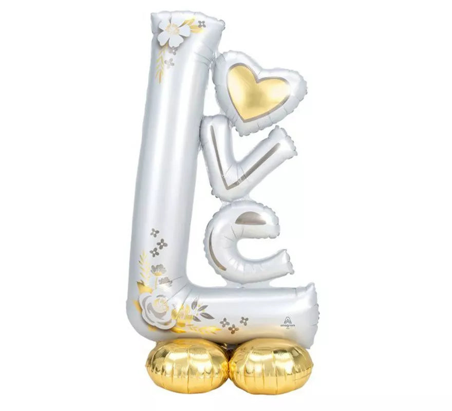 Translation missing: pt-PT.Globo Foil Gigante Airloonz Love Wedding 73X147 cm