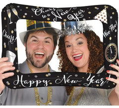 Balloon Foil Frame Photocall Feliz Ano Novo