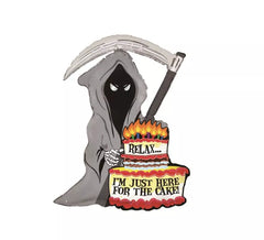 Balão Death Foil com bolo 60X78 cm
