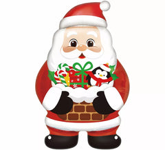 Balão metalizado de Papai Noel 45x66 cm