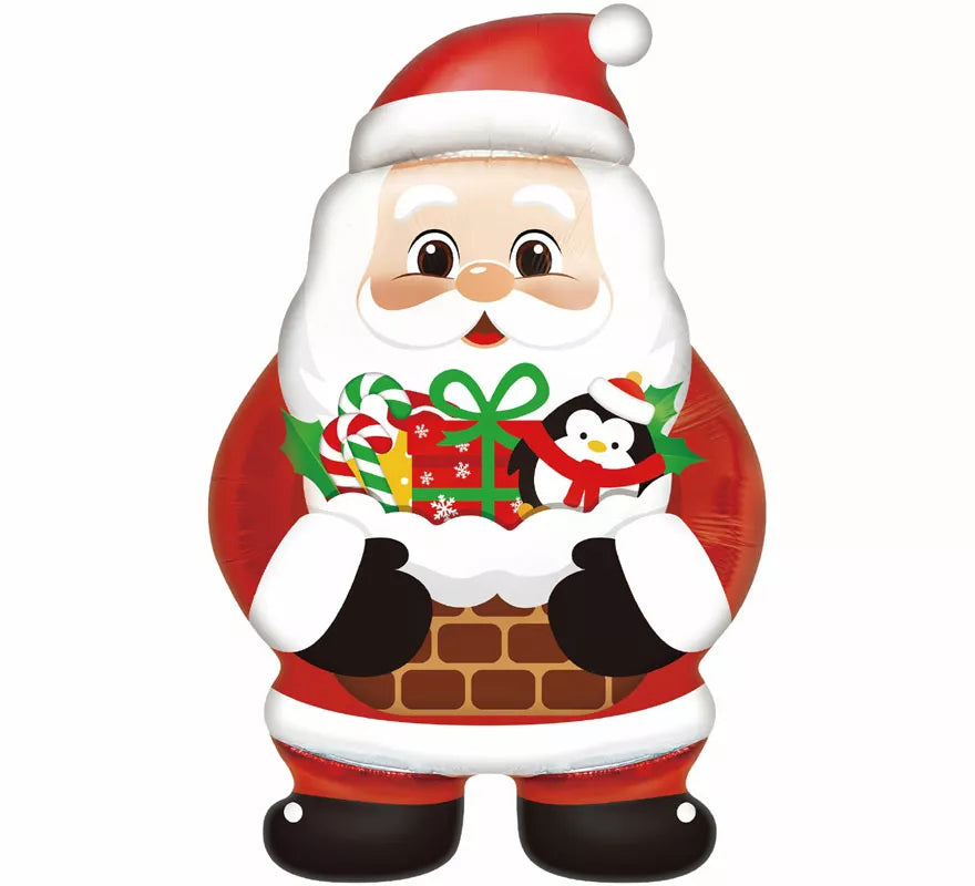 Globo Foil Papá Noel 45x66 cm