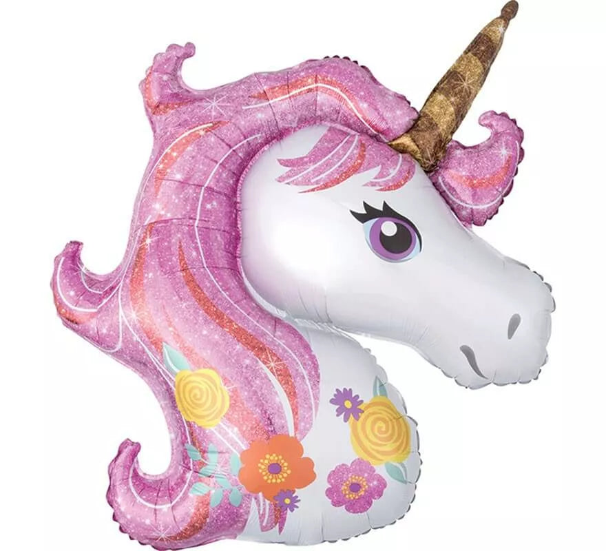 Translation missing: pt-PT.Globo Foil Unicornio Mágico de 83x73 cm