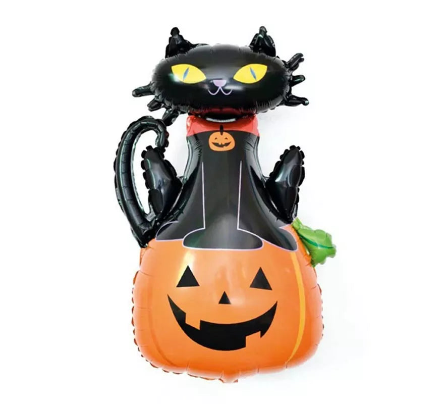 Translation missing: pt-PT.Globo Poly Gato y Calabaza de 68x97 cm