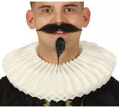 Ruff ou pescoço cervantino branco Papel