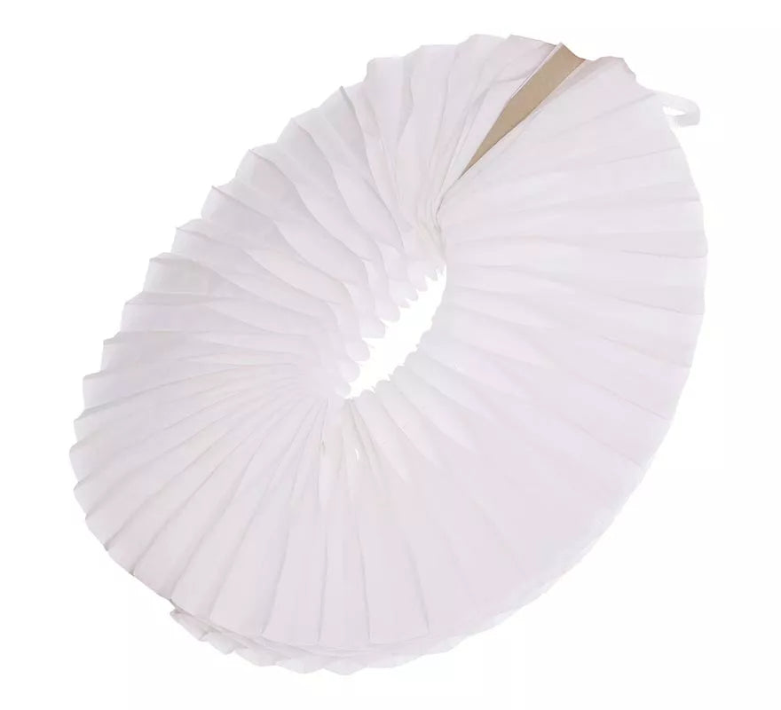 Translation missing: pt-PT.Gorguera o Cuello Cervantino Blanco de Papel