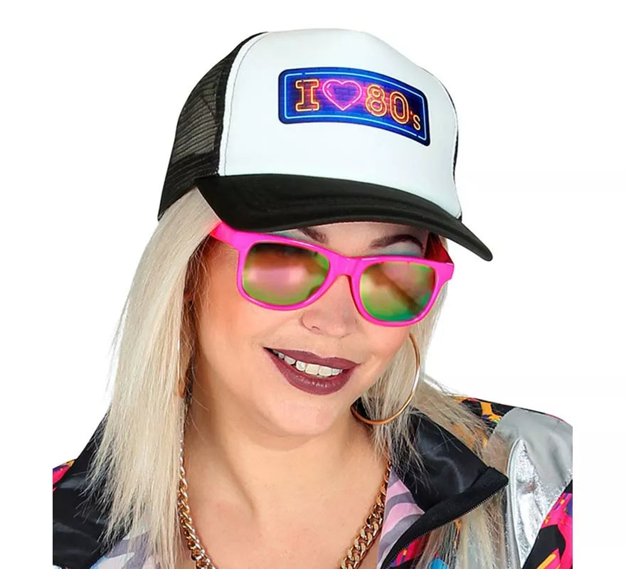 Translation missing: pt-PT.Gorra Años 80 'I Love 80s' para adultos