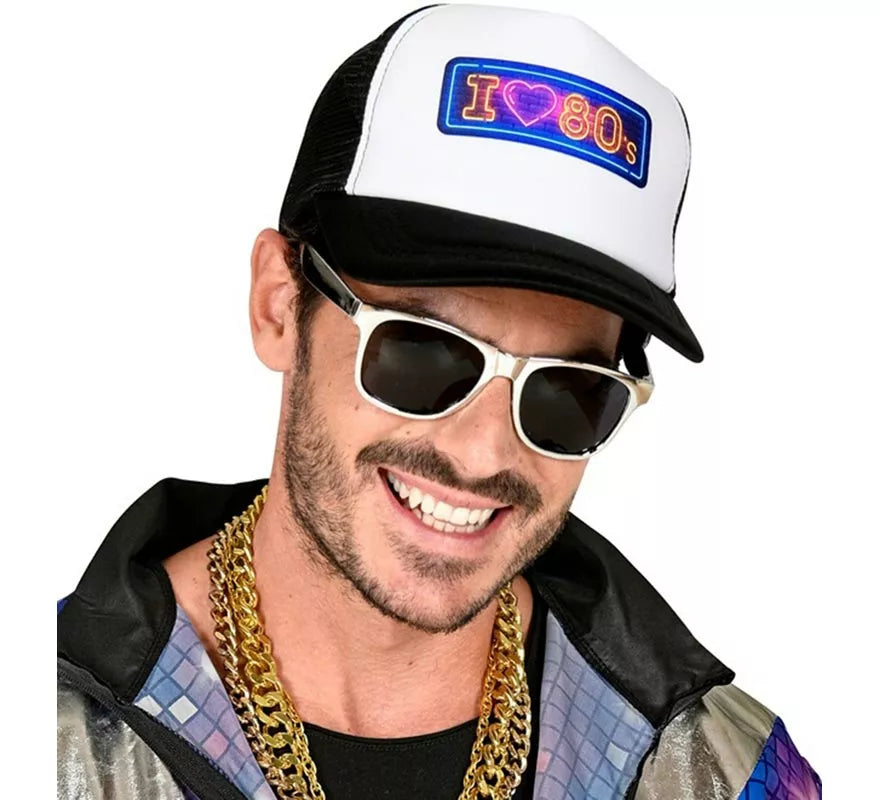 Translation missing: pt-PT.Gorra Años 80 'I Love 80s' para adultos
