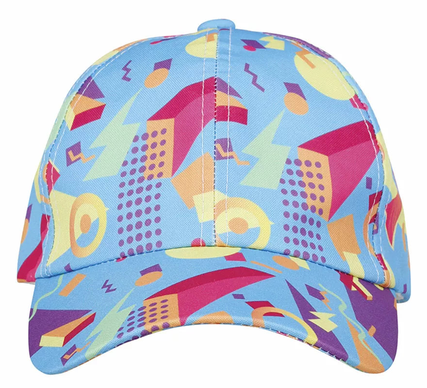 Translation missing: pt-PT.Gorra Azul con estampado de los Años '80