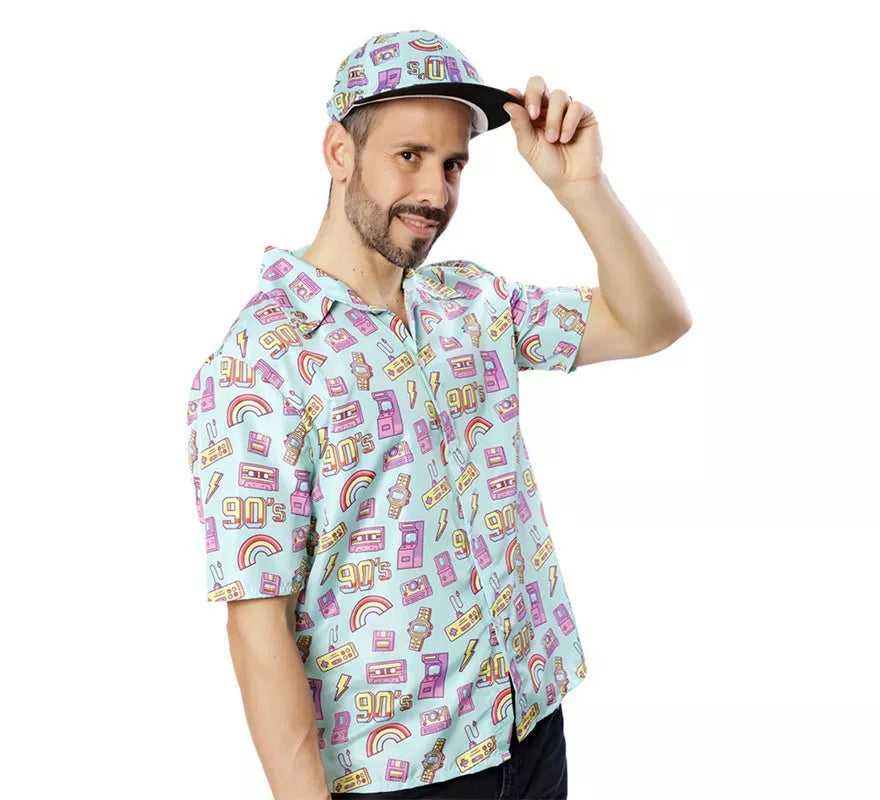 Translation missing: pt-PT.Gorra azul de los Años 90 para hombre