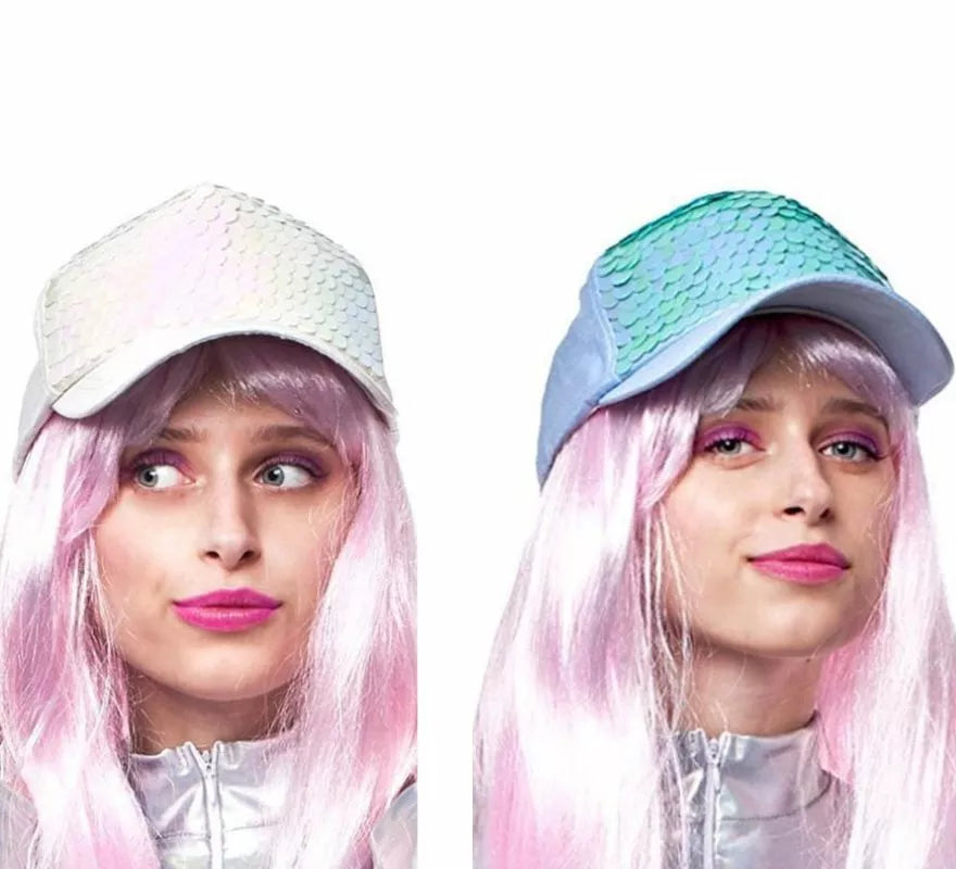 Translation missing: pt-PT.Gorra con Escamas de Sirena en varios colores