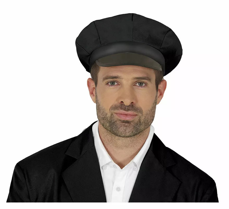 Translation missing: pt-PT.Gorra de Chofer negro adulto