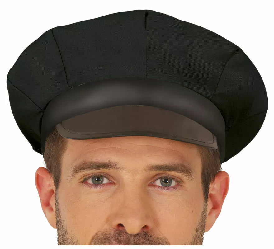 Translation missing: pt-PT.Gorra de Chofer negro adulto
