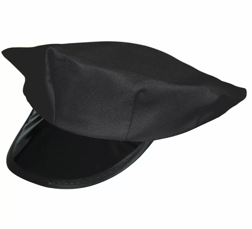 Translation missing: pt-PT.Gorra de Chofer negro adulto