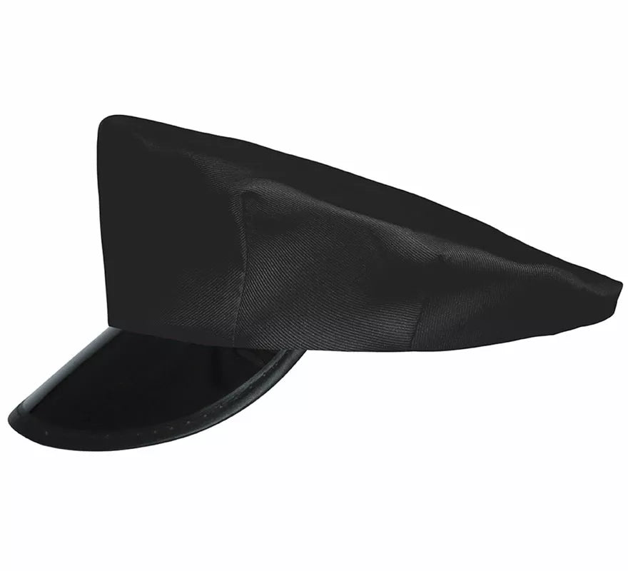 Translation missing: pt-PT.Gorra de Chofer negro adulto