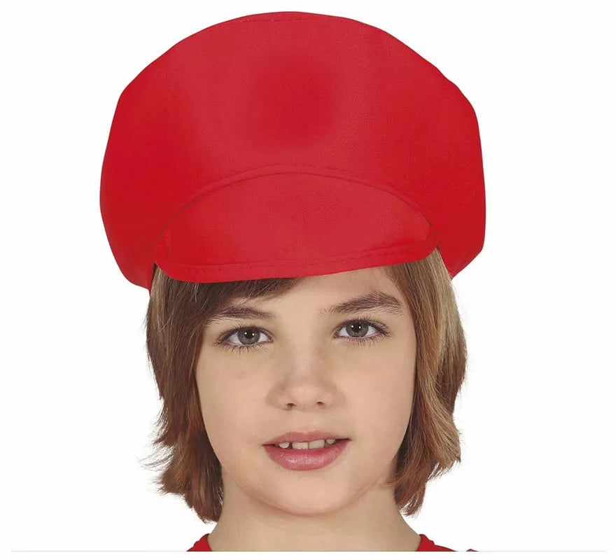 Translation missing: pt-PT.Gorra de Fontanero Roja Infantil