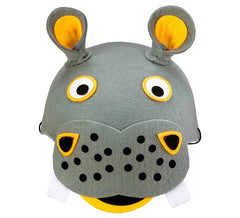 Boné infantil de feltro hipopótamo