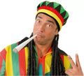 Gorra de Jamaicano con rastas
