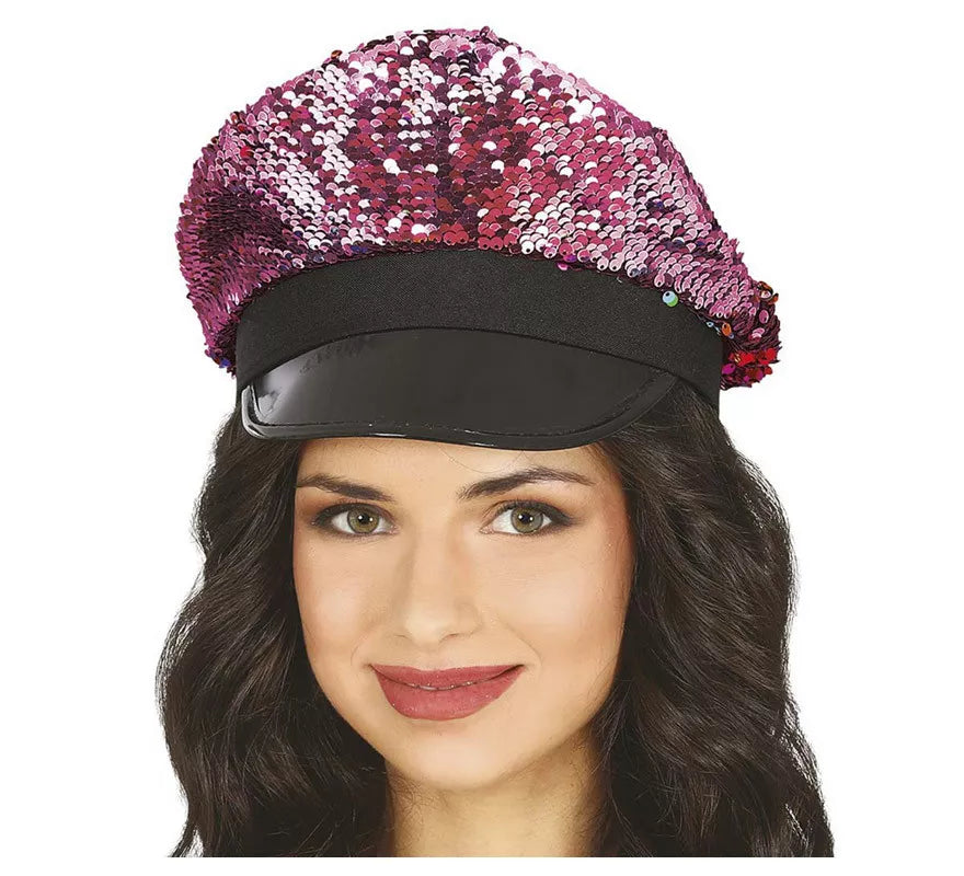 Translation missing: pt-PT.Gorra de Lentejuelas con visera en varios colores