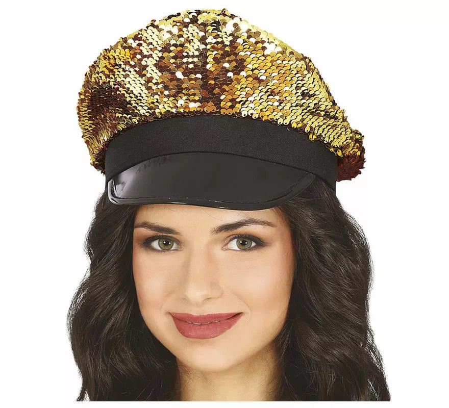 Translation missing: pt-PT.Gorra de Lentejuelas con visera en varios colores