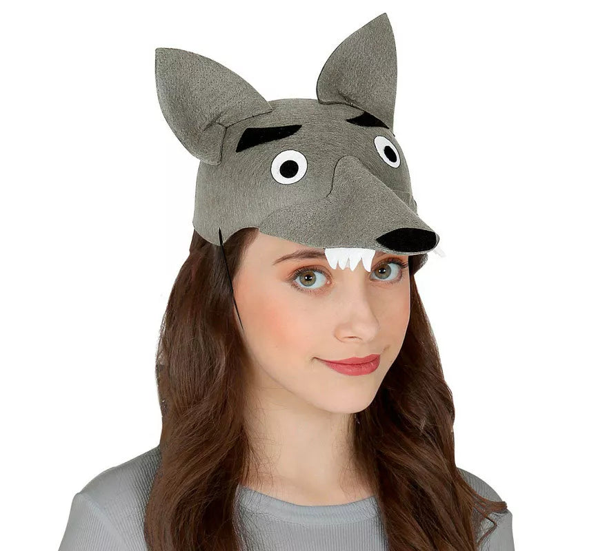 Translation missing: pt-PT.Gorra de Lobo de Fieltro para niños
