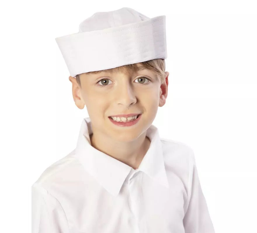 Translation missing: pt-PT.Gorra de Marinero blanco infantil