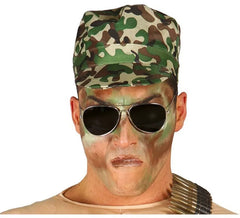 Boné militar de camuflagem