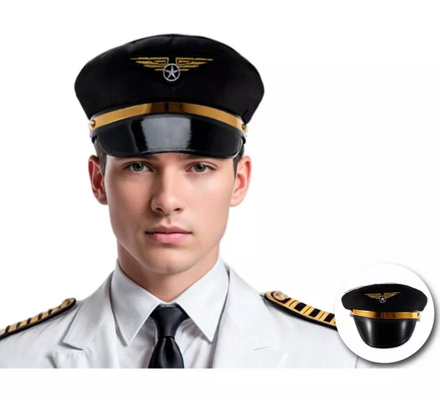 Translation missing: pt-PT.Gorra de Piloto de Avión adulto