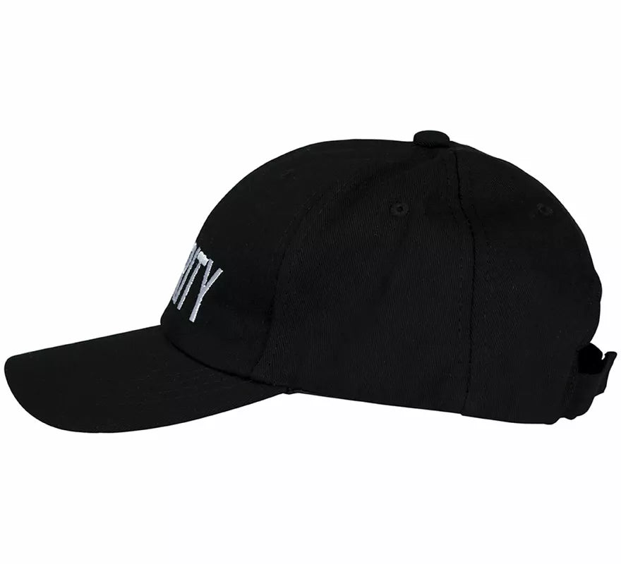 Translation missing: pt-PT.Gorra de Security negra adulto