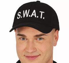 Boné Swat preto adulto