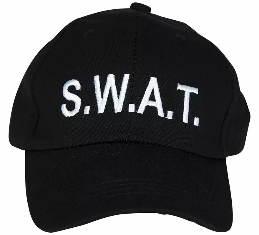 Translation missing: pt-PT.Gorra de Swat negra adulto