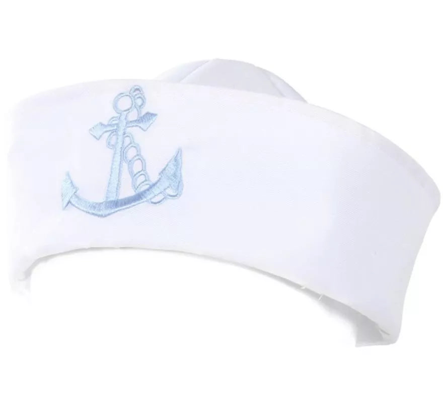Translation missing: pt-PT.Gorra Marine blanco con ancla
