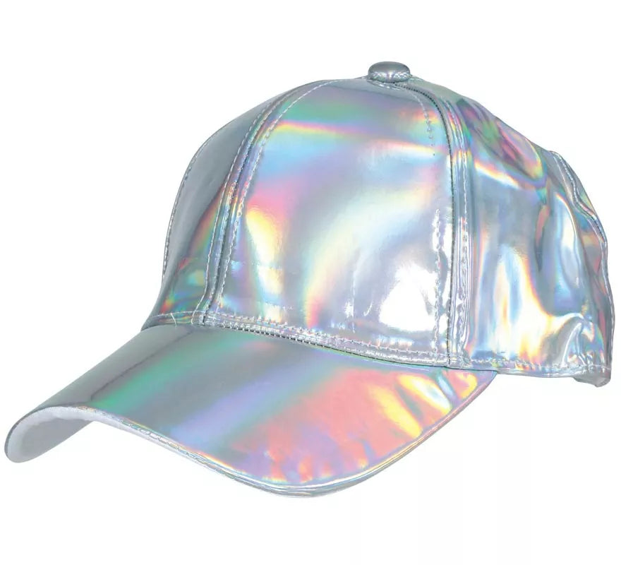 Translation missing: pt-PT.Gorra Metalizada plateado adulto