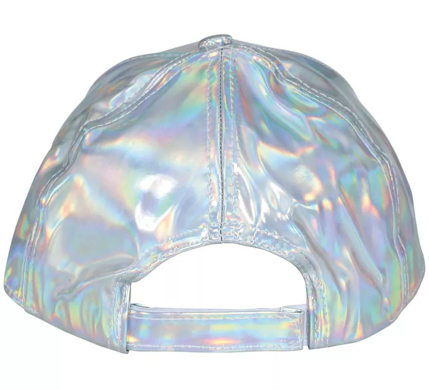 Translation missing: pt-PT.Gorra Metalizada plateado adulto